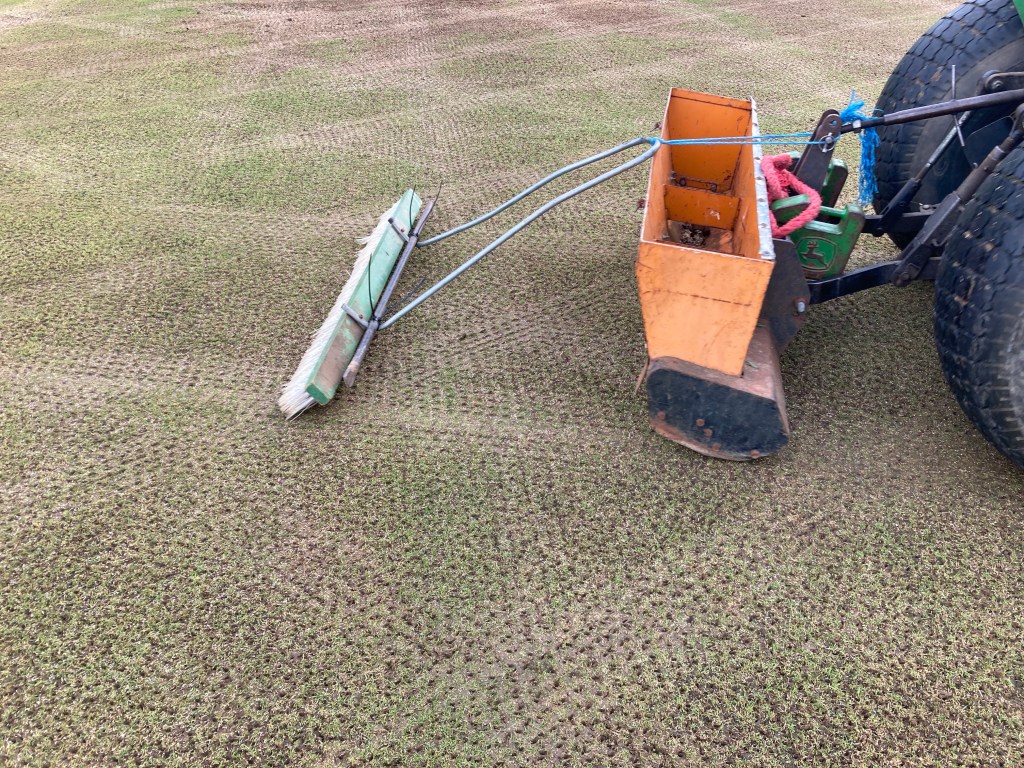 overseeding a cricket square